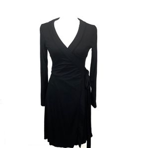 Long Sleeve Wrap Dress